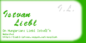 istvan liebl business card